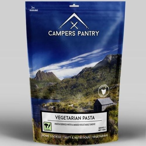 CAMPERS PANTRY CAMPERS PANTRY VEGETARIAN PASTA - SINGLE SERVE CAMPERS PANTRY CAMPERS PANTRY VEGETARIAN PASTA - SINGLE SERVE