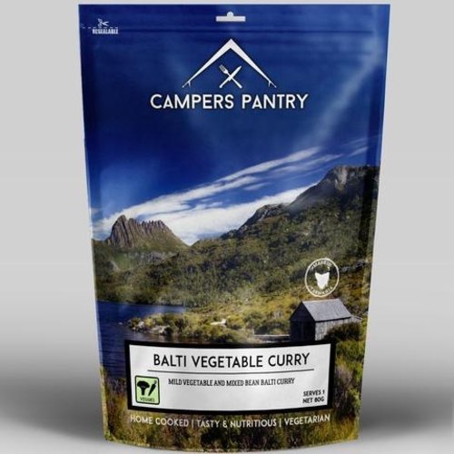 CAMPERS PANTRY CAMPERS PANTRY BALTI VEGETABLE CURRY - SINGLE SERVE CAMPERS PANTRY CAMPERS PANTRY BALTI VEGETABLE CURRY - SINGLE SERVE