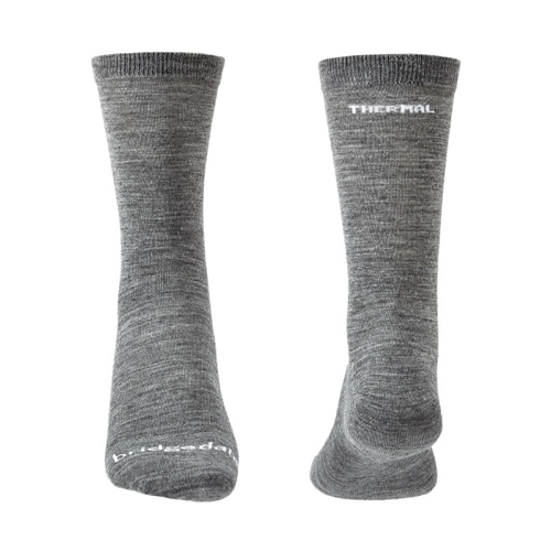 BRIDGEDALE BRIDGEDALE THERMAL LINER (TWO PACK), GREY, LG BRIDGEDALE BRIDGEDALE THERMAL LINER (TWO PACK), GREY, LG