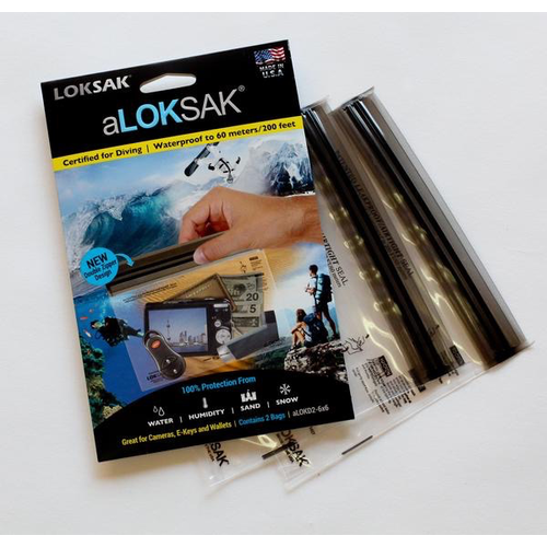 ALOKSAK ALOKSAK WATEPROOF BAG MULTI PACKS SIZE 6X6 (2PACK) ALOKSAK ALOKSAK WATEPROOF BAG MULTI PACKS SIZE 6X6 (2PACK)