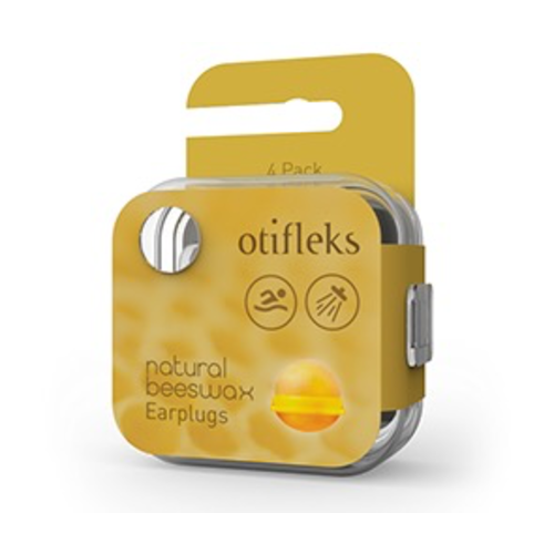 OTIFLEKS OTIFLEKS BEESWAX EAR PLUGS 4 PAIR, O/S OTIFLEKS OTIFLEKS BEESWAX EAR PLUGS 4 PAIR, O/S