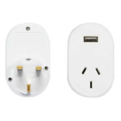 OSA BRANDS OSA TRAVEL ADAPTOR UK WITH USB OSA BRANDS OSA TRAVEL ADAPTOR UK WITH USB