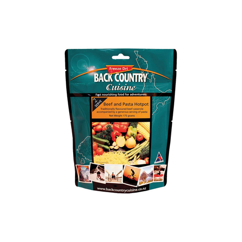 BACKCOUNTRY BEEF AND PASTA HOTPOT 2 SERVE BACKCOUNTRY BEEF AND PASTA HOTPOT 2 SERVE