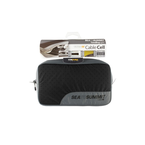 SEA TO SUMMIT SEA TO SUMMIT TRAVELLING LIGHT CABLE CELL, LARGE, BLACK SEA TO SUMMIT SEA TO SUMMIT TRAVELLING LIGHT CABLE CELL, LARGE, BLACK