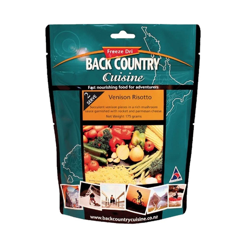 BACKCOUNTRY BACKCOUNTRY VENISON RISOTTO DOUBLE SERVE BACKCOUNTRY BACKCOUNTRY VENISON RISOTTO DOUBLE SERVE