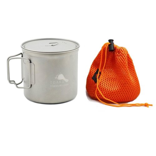 Toaks Titanium TOAKS TITANIUM POT WITH LID 1100ML Toaks Titanium TOAKS TITANIUM POT WITH LID 1100ML