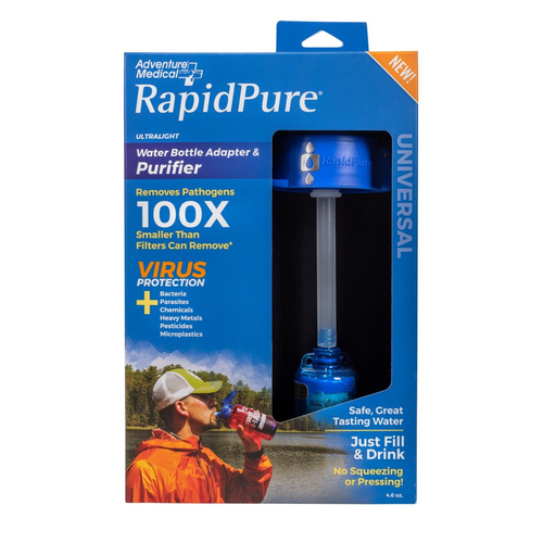 RAPIDPURE RAPIDPURE UNIVERSAL BOTTLE WATER PURIFIER ADAPTOR RAPIDPURE RAPIDPURE UNIVERSAL BOTTLE WATER PURIFIER ADAPTOR