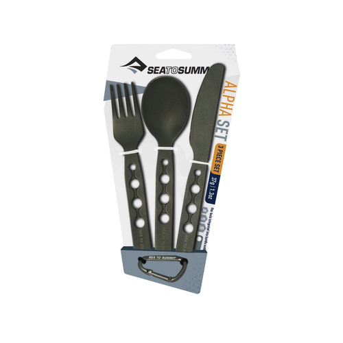 SEA TO SUMMIT SEA TO SUMMIT ALPHA CUTLERY SET 3 PC SEA TO SUMMIT SEA TO SUMMIT ALPHA CUTLERY SET 3 PC