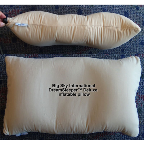BIG SKY BIG SKY DREAMSLEEPER ULTRALIGHT PILLOW DELUXE 117gms - with pillow case BIG SKY BIG SKY DREAMSLEEPER ULTRALIGHT PILLOW DELUXE 117gms - with pillow case