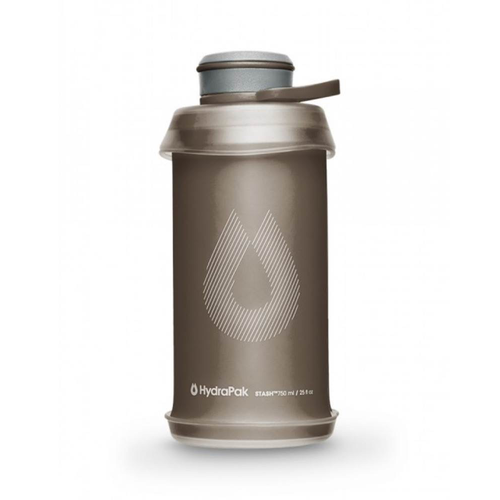 HYDRAPAK HYDRAPAK 750ML STASH 2.0 BOTTLE, GREY HYDRAPAK HYDRAPAK 750ML STASH 2.0 BOTTLE, GREY