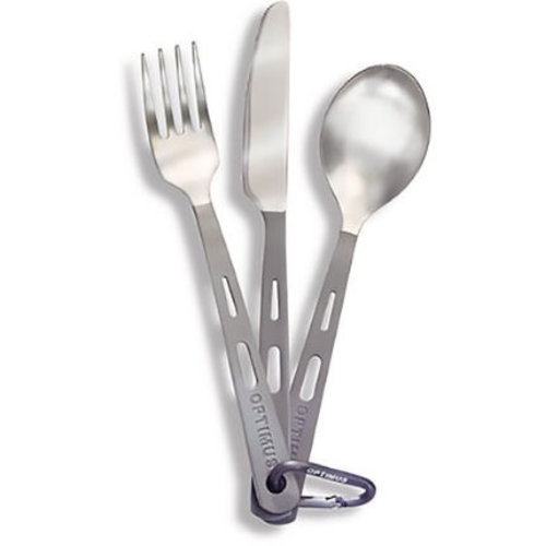 Optimus OPTIMUS 3-PIECE TITANIUM CUTLERY SET Optimus OPTIMUS 3-PIECE TITANIUM CUTLERY SET