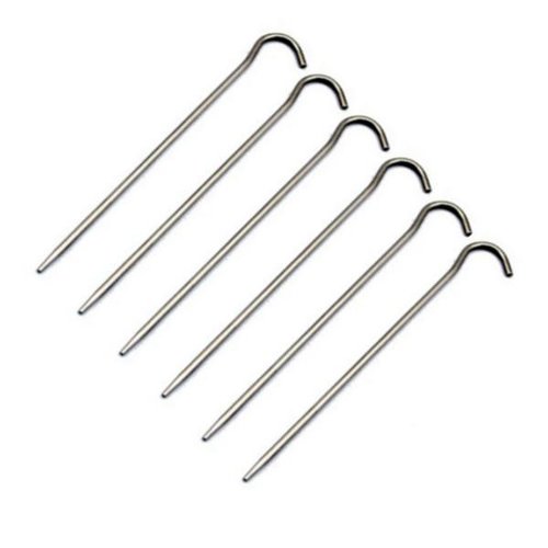 Toaks Titanium TOAKS TITANIUM HOOK PEG 6PK Toaks Titanium TOAKS TITANIUM HOOK PEG 6PK