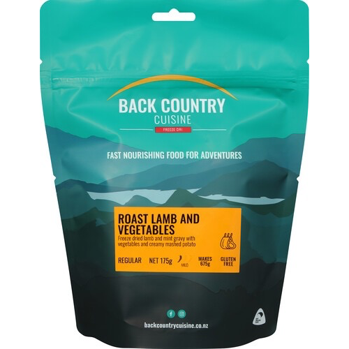 BACKCOUNTRY BACKCOUNTRY ROAST LAMB & VEGETABLES (REGULAR) BACKCOUNTRY BACKCOUNTRY ROAST LAMB & VEGETABLES (REGULAR)