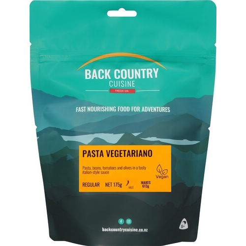 BACKCOUNTRY BACKCOUNTRY PASTA VEGETARIANO (REGULAR) BACKCOUNTRY BACKCOUNTRY PASTA VEGETARIANO (REGULAR)