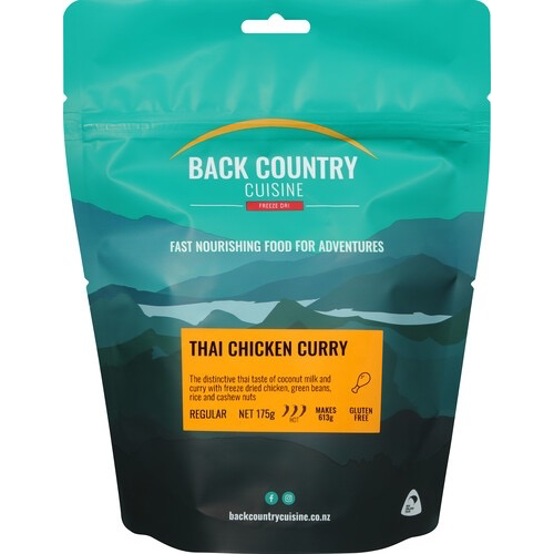 BACKCOUNTRY BACKCOUNTRY THAI CHICKEN CURRY (REGULAR) BACKCOUNTRY BACKCOUNTRY THAI CHICKEN CURRY (REGULAR)
