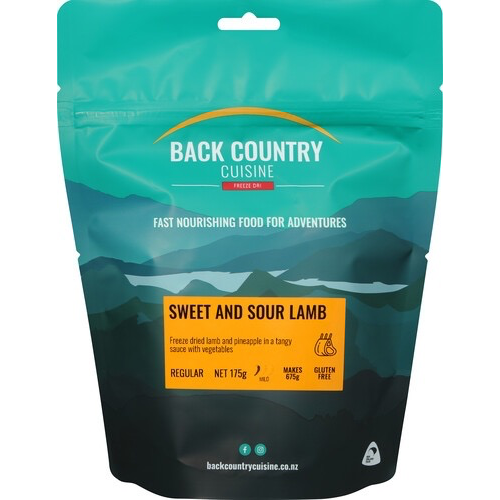 BACKCOUNTRY SWEET AND SOUR LAMB (REGULAR) BACKCOUNTRY SWEET AND SOUR LAMB (REGULAR)