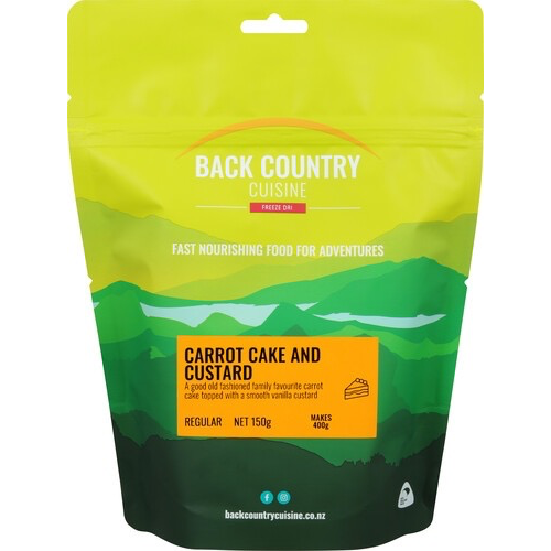 BACKCOUNTRY BACKCOUNTRY CARROT CAKE & CUSTARD (REGULAR) BACKCOUNTRY BACKCOUNTRY CARROT CAKE & CUSTARD (REGULAR)