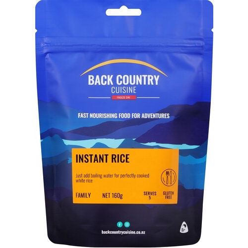 BACKCOUNTRY BACKCOUNTRY INSTANT RICE (FAMILY) BACKCOUNTRY BACKCOUNTRY INSTANT RICE (FAMILY)