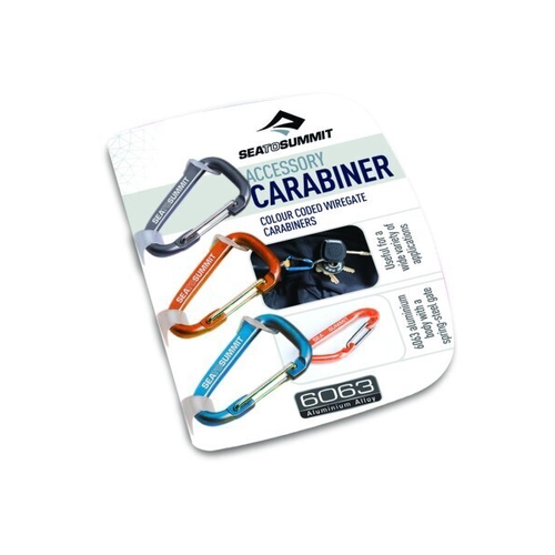 SEA TO SUMMIT SEA TO SUMMIT ACCESSORY CARABINER 3 PACK SEA TO SUMMIT SEA TO SUMMIT ACCESSORY CARABINER 3 PACK