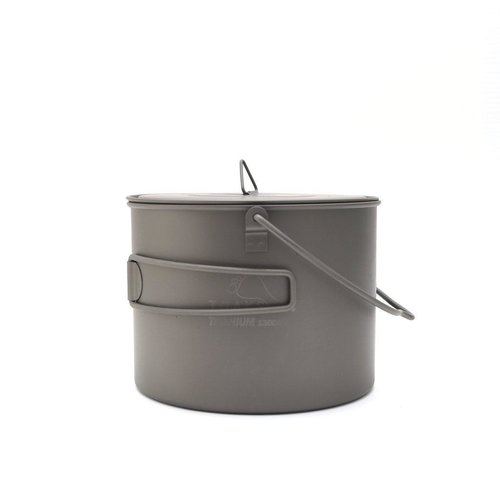 Toaks Titanium TOAKS TITANIUM POT WITH LID AND BAIL 1300ML Toaks Titanium TOAKS TITANIUM POT WITH LID AND BAIL 1300ML