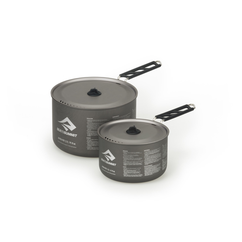 SEA TO SUMMIT SEA TO SUMMIT ALPHA POT SET 1.2L AND 2.7L (1.2 PLUS 2.7L POTS) SEA TO SUMMIT SEA TO SUMMIT ALPHA POT SET 1.2L AND 2.7L (1.2 PLUS 2.7L POTS)