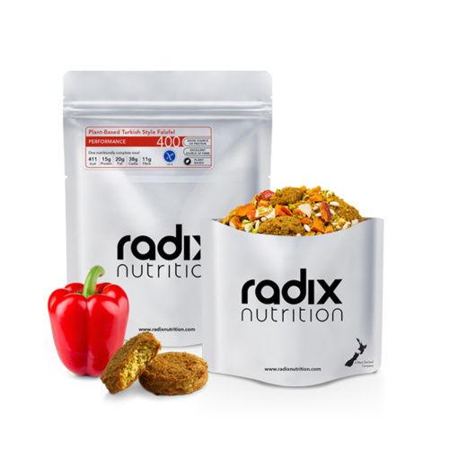 RADIX NUTRITION RADIX NUTRITION PERFORMANCE 400 PLANT-BASED TURKISH STYLE FALAFEL RADIX NUTRITION RADIX NUTRITION PERFORMANCE 400 PLANT-BASED TURKISH STYLE FALAFEL