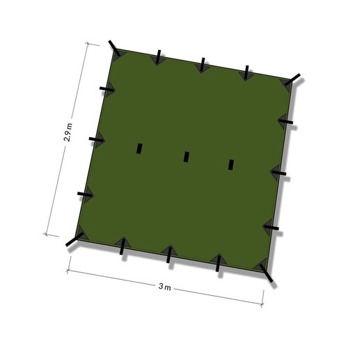 DD HAMMOCKS DD HAMMOCKS SUPERLIGHT TARP 3M x 3M DD HAMMOCKS DD HAMMOCKS SUPERLIGHT TARP 3M x 3M