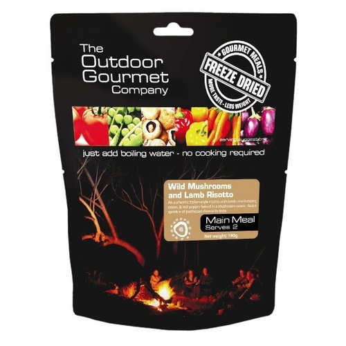 BACKCOUNTRY OUTDOOR GOURMET WILD MUSHROOM & LAMB RISOTTO (DOUBLE SERVE) BACKCOUNTRY OUTDOOR GOURMET WILD MUSHROOM & LAMB RISOTTO (DOUBLE SERVE)