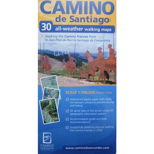 Camino Downunder 30 All Weather Walking Map Camino Downunder 30 All Weather Walking Map
