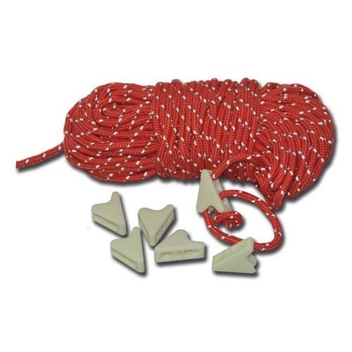 LUXE LUXE GUY ROPE KIT<br />
15M x 3mm plus 6 Cord Cleats LUXE LUXE GUY ROPE KIT<br />
15M x 3mm plus 6 Cord Cleats