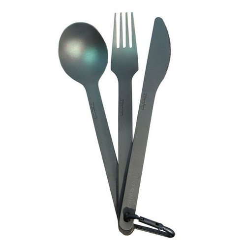 SEA TO SUMMIT SEA TO SUMMIT 3-PIECE TITANIUM CUTLERY SET SEA TO SUMMIT SEA TO SUMMIT 3-PIECE TITANIUM CUTLERY SET
