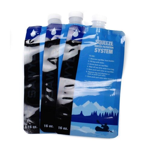 SAWYER SAWYER® 0.5L SQUEEZABLE POUCH-SET OF 3 SAWYER SAWYER® 0.5L SQUEEZABLE POUCH-SET OF 3