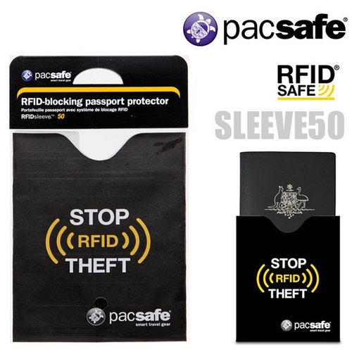 PACSAFE PACSAFE RFIDSLEEVE 50 PACSAFE PACSAFE RFIDSLEEVE 50