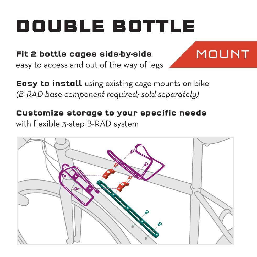 double bottle cage