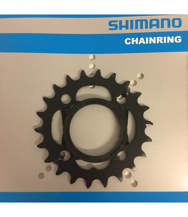 Shimano FC-M4000 Chainring 22T Black w/Protector