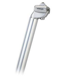 Bikelane Seatpost Alloy Silver 25.0 x 400mm