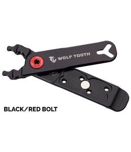 Wolf Tooth Wolf Tooth Master Link Combo Pliers - Black / Red Bolt