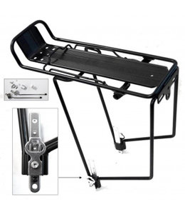 BPW Rear Rack 24-29 Alloy Spring bow Black