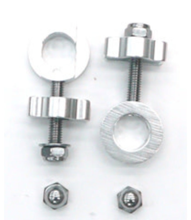 Mr Control Chain Tensioner For 14mm Axle Silver  Pair