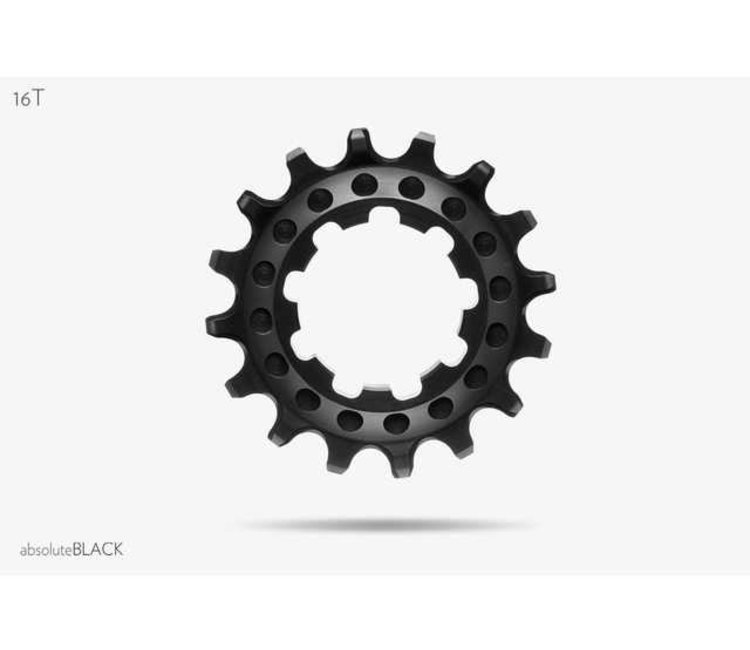 Absolute Black 16T Single Speed Cog Cog Absoluteblack 16t Single Spd Cass Bk