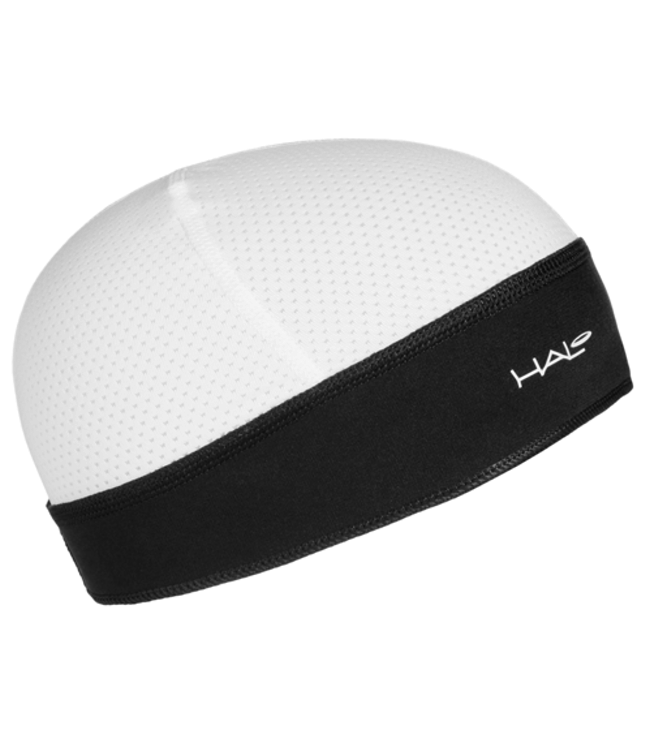 Halo Halo Skull Cap, White,  One size fits all, "Halo Sweat Seal, channels sweat away"