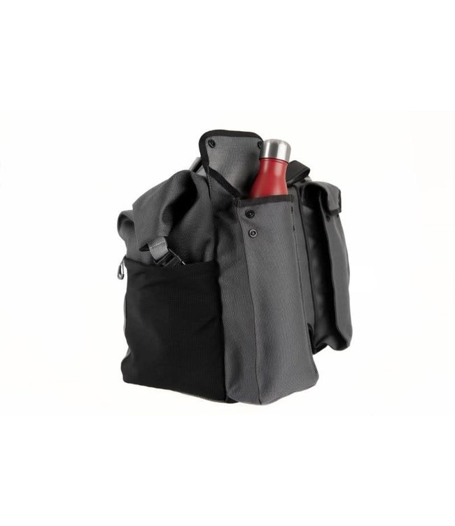 Brompton Brompton Borough Roll Top L Bag Dark Grey