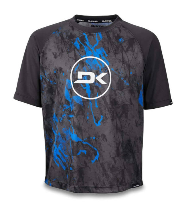 Dakine Dakine Kids Prodigy Jersey S/S Cyan Scribble