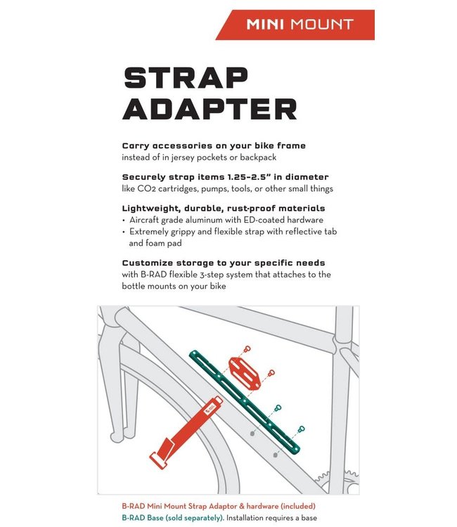 Wolf Tooth Wolf Tooth B-RAD Mini Mount Strap Adapter