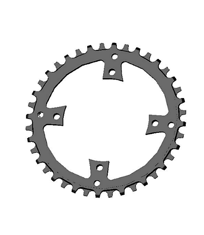 Specialized Praxis chainring MY17 Vado 40T 104 BCD Black
