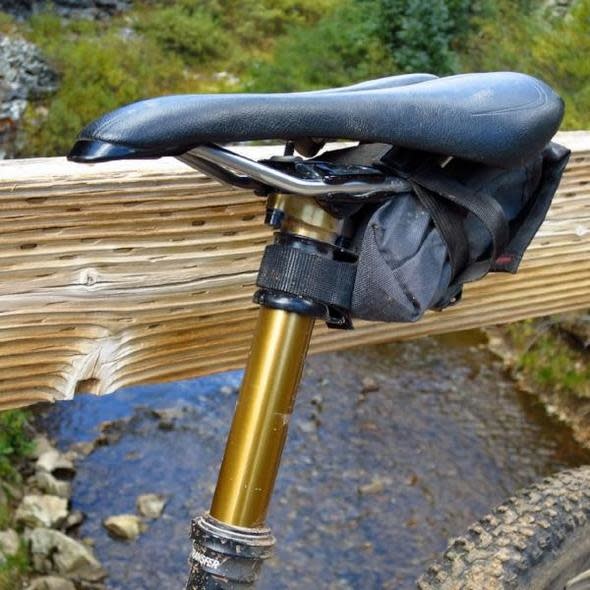 mountain bike saddle bag for dropper post
