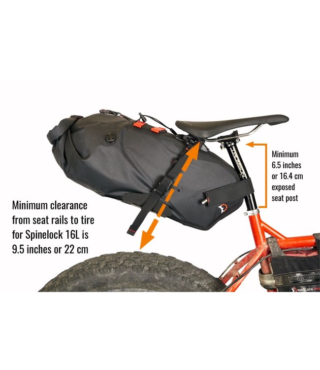 Revelate Designs Revelate Designs Seat Pack Spinelock 16L Black