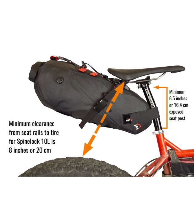 Revelate Designs Revelate Designs Saddle Bag Spinelock 10L Black