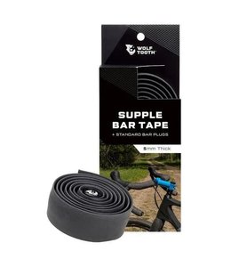 Wolf Tooth Wolf Tooth Supple Bar Tape Black 5mm Thick 40mm Wide