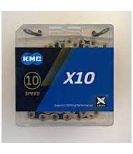 KMC Chain  X10 10 speed 1/2x11/128" 116 Link